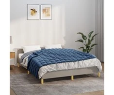 Sunki antklodė, mėlynos spalvos, 150x200cm, audinys, 7kg
