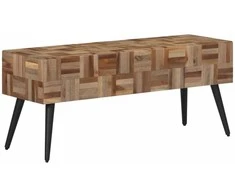 Suoliukas, 110x35x45cm, perdirbtos tikmedžio medienos masyvas