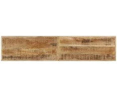 Suoliukas, 160cm, neapdorotos mango medienos masyvas ir plienas