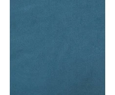 Suoliukas, mėlynos spalvos, 108x79x79cm, aksomas