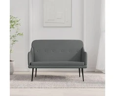 Suoliukas, tamsiai pilkos spalvos, 110x76x80cm, audinys