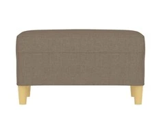 Suoliukas, taupe spalvos, 70x35x41cm, audinys