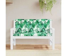 Suoliuko pagalvėlės, 2vnt., 120x50x7cm, audinys, su lapais