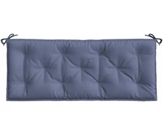 suoliuko pagalvėlės, 2vnt., tamsiai mėlyna, 120x50x7cm, audinys