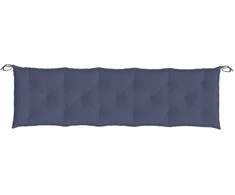 suoliuko pagalvėlės, 2vnt., tamsiai mėlyna, 180x50x7cm, audinys