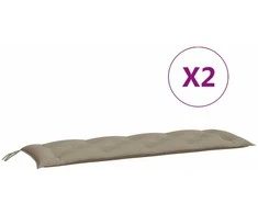 suoliuko pagalvėlės, 2vnt., taupe spalvos, oxford audinys