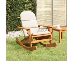 Supama adirondack kėdė su pagalvėlėmis, akacijos masyvas