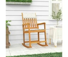 Supama kėdė su pagalvėlėmis, akacijos medienos masyvas