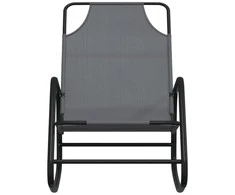 Sofa Supami saulės gultai, 2vnt., pilki, plienas ir tekstilenas