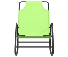 Sofa Supami saulės gultai, 2vnt., žali, plienas ir tekstilenas