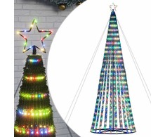 LED Kalėdų eglutė 1028 LED Spalvingi 403 cm