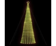 LED Kalėdų eglutė 1028 LEDs Šilta Balta 403 cm