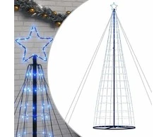 LED Kalėdų eglutė 1534 LED Mėlyna 500 cm