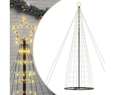 LED Kalėdų eglutė 1534 LEDs Šilta Balta 500 cm