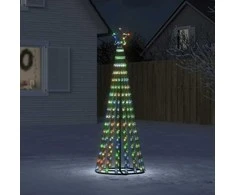 Šviečianti Kalėdų eglutė, 180cm, 275 LED, kūgio formos
