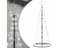 LED Kalėdų eglutė 200 LEDs Šalta Balta 180 cm