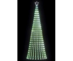 Šviečianti Kalėdų eglutė, 247cm, 475 šaltos LED, kūgio formos