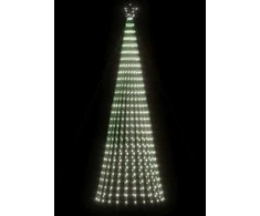 Šviečianti Kalėdų eglutė, 300cm, 688 šaltos LED, kūgio formos