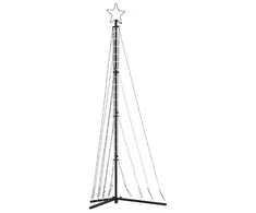 LED Kalėdų eglutė 339 LED Spalvingi 187 cm