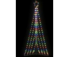 LED Kalėdų eglutė 339 LED Spalvingi 187 cm