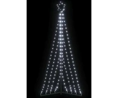 LED Kalėdų eglutė 339 LED Šalta Balta 182 cm