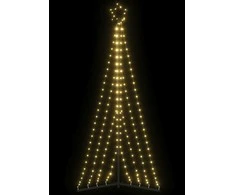 LED Kalėdų eglutė 339 LED Šiltai Balta 187 cm