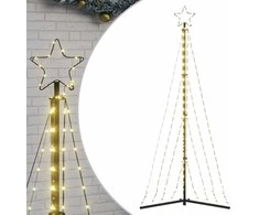 LED Kalėdų eglutė 339 LED Šiltai Balta 187 cm