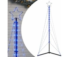 LED Kalėdų eglutė 363 LED Mėlyna 182 cm
