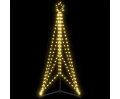 LED Kalėdų eglutė 363 LEDs Šilta Balta 182 cm