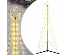LED Kalėdų eglutė 363 LEDs Šilta Balta 182 cm