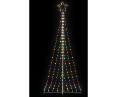 LED Kalėdų eglutė 447 LED Spalvingi 250 cm
