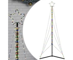 LED Kalėdų eglutė 483 LED Spalvingi 240 cm