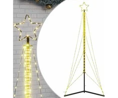 LED Kalėdų eglutė 483 LED Šiltai Balta 240 cm