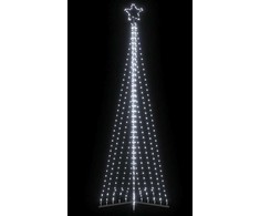 LED Kalėdų eglutė 495 LED Šaltai Balta 300,5 cm