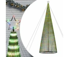 Šviečianti Kalėdų eglutė, 500cm, 1544 LED, kūgio formos