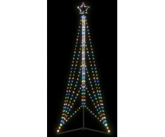 LED Kalėdų eglutė 525 LED Spalvingi 302 cm