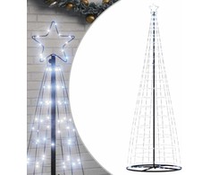 LED Kalėdų eglutė 550 LED Šaltai Balta 300 cm