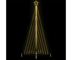 LED Kalėdų eglutė 570 LEDs Šilta Balta 399 cm