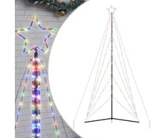 LED Kalėdų eglutė 615 LED Spalvingi 404,5 cm