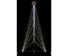 LED Kalėdų eglutė 615 LED Spalvingi 404,5 cm