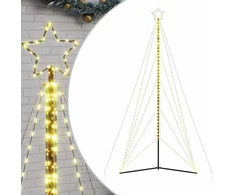 LED Kalėdų eglutė 615 LEDs Šiltai balta 404,5 cm