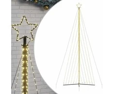 LED Kalėdų eglutė 789 LEDs Šilta Balta 476 cm