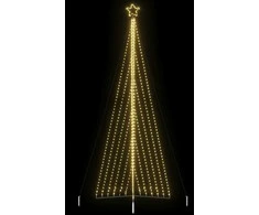 LED Kalėdų eglutė 789 LEDs Šilta Balta 476 cm