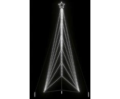 LED Kalėdų eglutė 861 LED Šalta Balta 478 cm