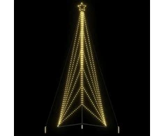 LED Kalėdų eglutė 861 LEDs Šilta Balta 478 cm