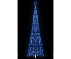 LED Kalėdų eglutė su smaigaliais 1534 LED Mėlyna 500 cm