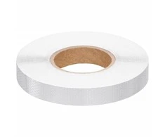 Šviesą atspindinti lipni juosta, balta, 2,5cmx50m, PVC