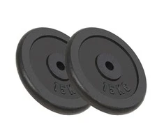 Svoriai, 2vnt., 2x15kg, ketus
