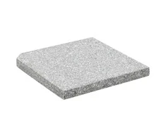 Svoris skėčiui, pilkas, granitas, 25 kg, kvadratinis
