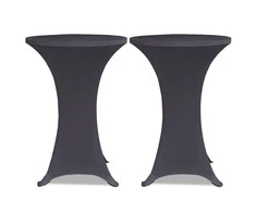 Tampri staltiesė, 2 vnt., Skersmuo 70 cm, Antracito spalvos